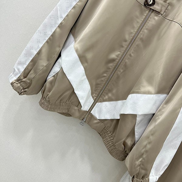 ルイヴィトン カラーブロックジップアップジャケット 激安 上下セット vuo81259